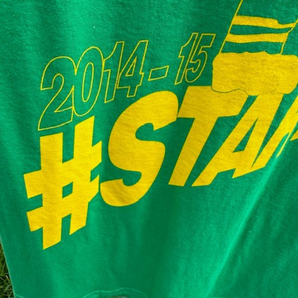 Men's University of Oregon Ducks Green + Yellow Vintage 2014-2015 SMALL Spirit - Picture 3 of 6